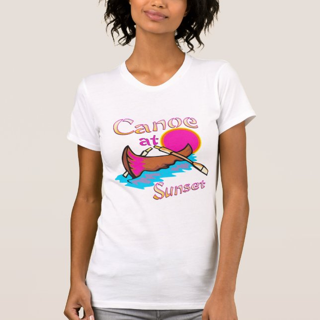 Camping Canoe T-Shirt (Front)