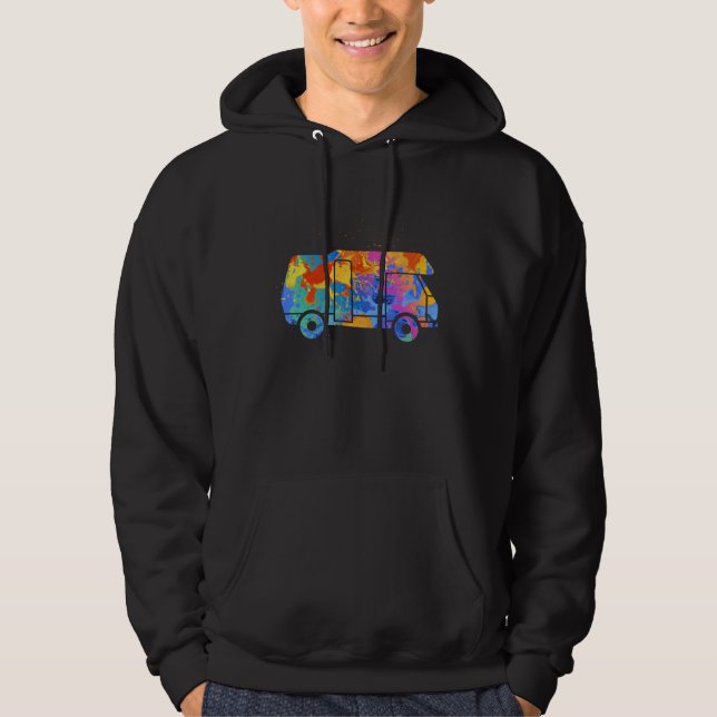 Camping Car Graphic  Women Kids Camper Clothing  1 Hoodie (Front)