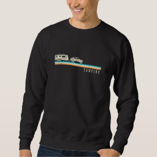 Camping Caravan Rv Trailer Retro Vintage Sweatshirt