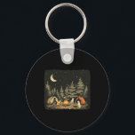Camping Cat Costume For Funny Adventures In Nature Key Ring<br><div class="desc">Camping Cat Costume For Funny Adventures In Nature</div>