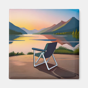 Camping chair magnet
