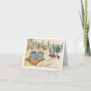 Camping Christmas Holiday Card
