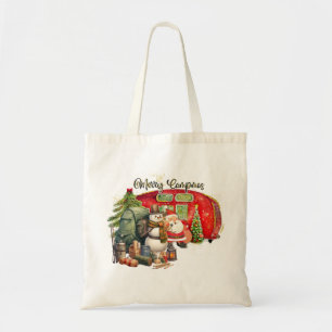 Camping Christmas themed for camper Tote Bag
