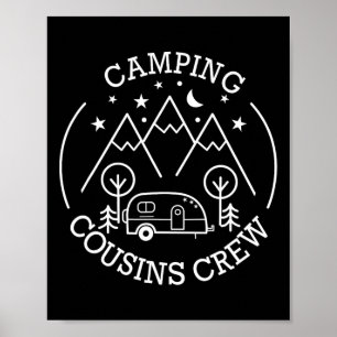 Camping Cousins Crew Family Reunion Road Trip 2025 Poster