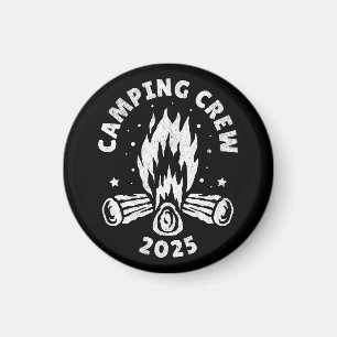 Camping Crew 2025 Camper Vintage Magnet