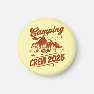 Camping Crew 2025 Camping Lover Magnet