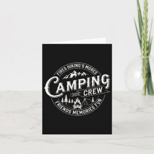 Camping Crew 2025 Matching For Family Camper Kid G Card