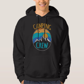 Camping Crew Camp Trip Matching Camper Group Camp  Hoodie