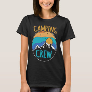 Camping Crew Camp Trip Matching Camper Group Camp  T-Shirt
