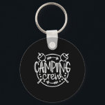 Camping Crew Campfire Summer Camp Vacation Family  Key Ring<br><div class="desc">Camping Crew Campfire Summer Camp Vacation Family Matching</div>