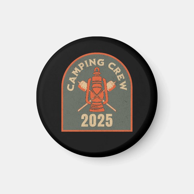 Camping Crew Camping Lover Camp Magnet (Front)