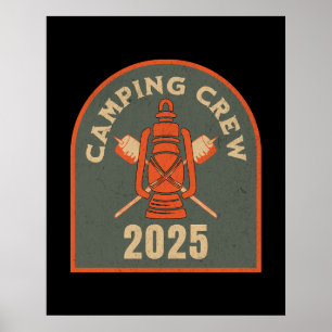 Camping Crew Camping Lover Camp Poster