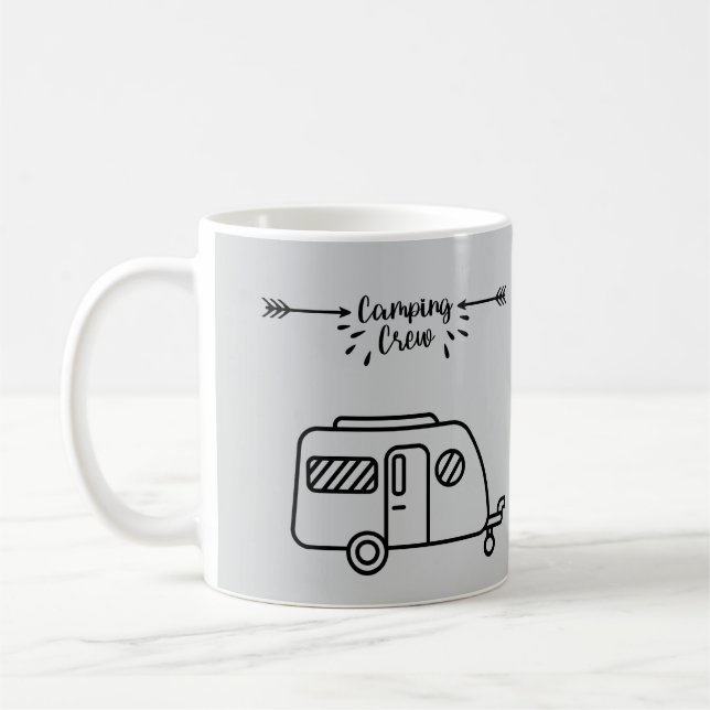 camping crew coffee mug (Left)