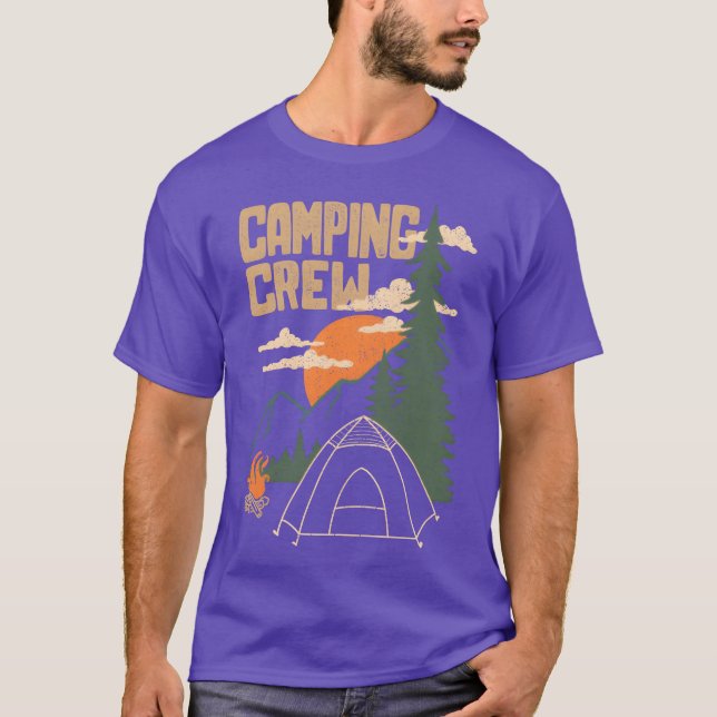 Camping Crew cool gift T-Shirt (Front)