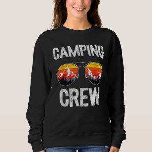 Camping Crew Cousin Camp Matching Family Vacation  Sweatshirt