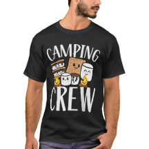 Camping Crew Cute S’mores Marshmallow Campfire 