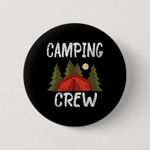 Camping Crew Family Camper Road Trip Matching Grou 6 Cm Round Badge