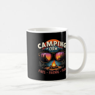 Camping Crew Fires Friends Fun Vacation Summer Coffee Mug