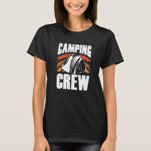 Camping Crew Fun Camp Outdoor Lover Tent T-Shirt
