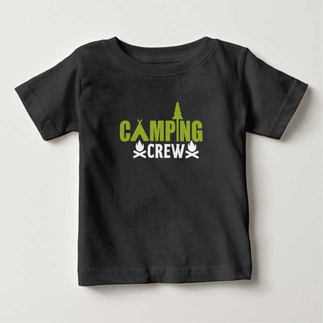 Camping Crew kids camping tshirt (Front)