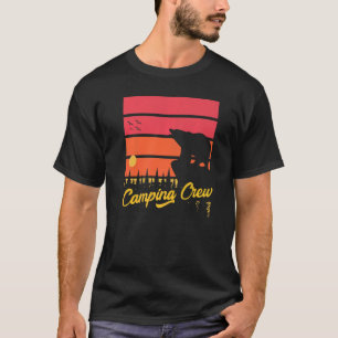 Camping Crew Mountains Camp Hiking T-Shirt