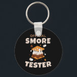 Camping Crew Official Smore Tester Marshmallows S' Key Ring<br><div class="desc">Camping Crew Official Smore Tester Marshmallows S'mores 2025</div>