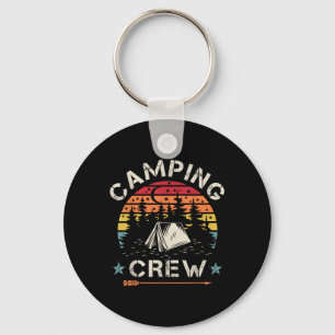 Camping Crew Retro Camper Key Ring
