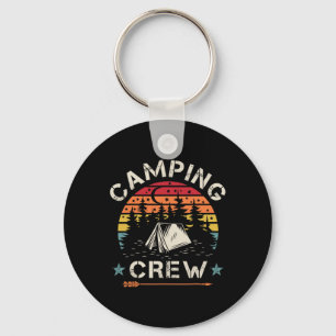 Camping Crew Retro Camper Key Ring