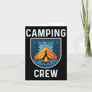 Camping Crew Shirt Family Camping Trip Matching Gr Card