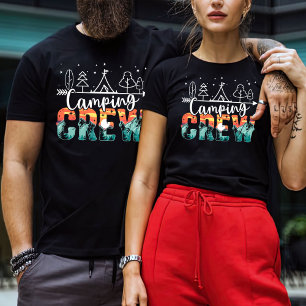 Camping Crew Shirt, Happy Camper Retro T-Shirt