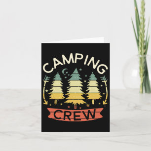 Camping Crew Shirt Kids Family Camping Shirts Matc Card