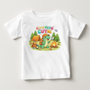 Camping Cutie – Cute Baby Unisex Outdoor Adventure T-Shirt