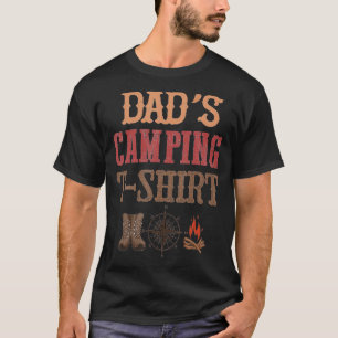 Camping Dad Father's Day Funny Hiking Adventure Fi T-Shirt