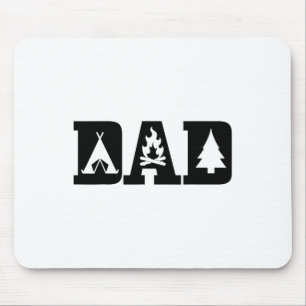 Camping Dad Father's Day Outdoor Bushcraft Camper Mouse Pad