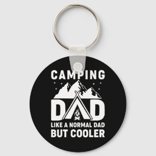 Camping Dad Funny Camper Fathers Day Adventure Dad Key Ring