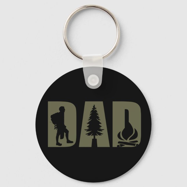 camping dad key ring (Front)