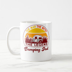 Camping Dad Motorhome Caravan Camper Dad Coffee Mug