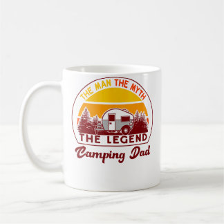 Camping Dad Motorhome Caravan Camper Dad Coffee Mug