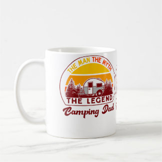 Camping Dad Motorhome Caravan Camper Dad Coffee Mug