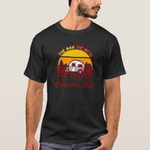Camping Dad Motorhome Caravan Camper Dad T-Shirt