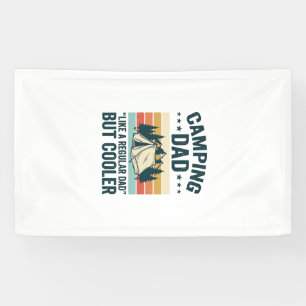 Camping Dad Vintage Retro Outdoor Vector Shirt Des Banner