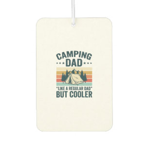 Camping Dad Vintage Retro Outdoor Vector Shirt Des Car Air Freshener