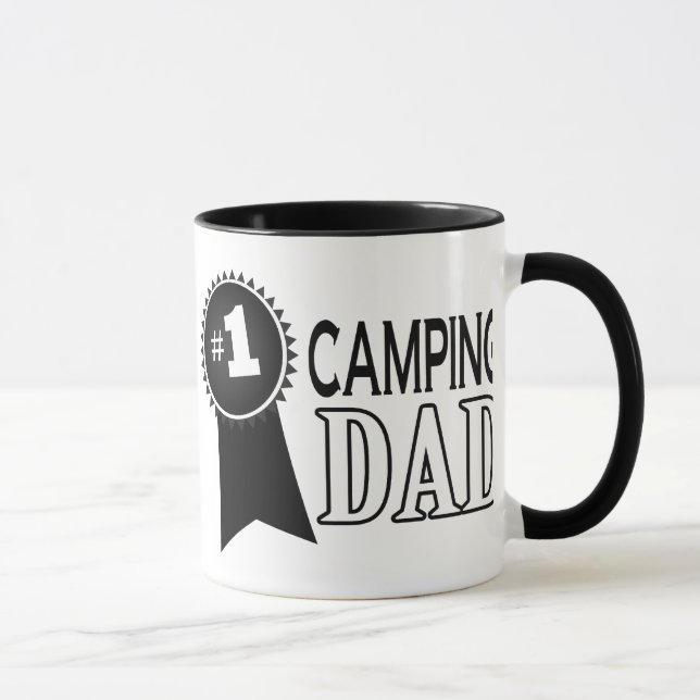 Camping Dad's Father's Day Coffee or Tea Mug (Right)