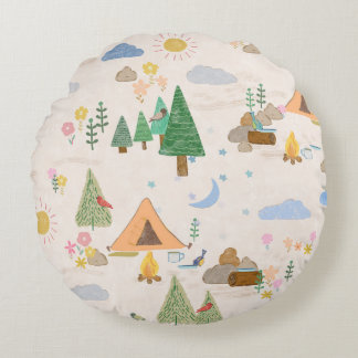 Camping day pillow