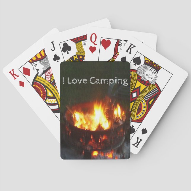 Camping Deck Of Playing Cards (Back)