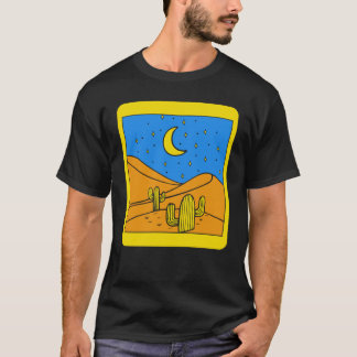 Camping Desert Landscape Cactus Desert Life Succul T-Shirt
