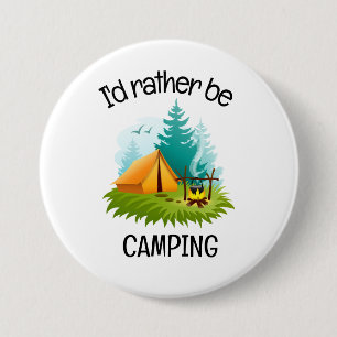 Camping Design 7.5 Cm Round Badge