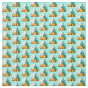 Camping Design Fabric