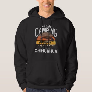 Camping Dog And Rv I Love Camping With Chihuahua V Hoodie