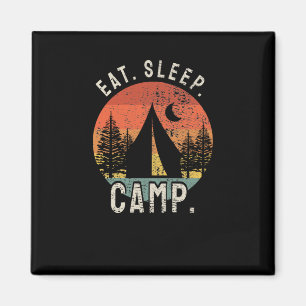 Camping - Eat Sleep Camp Magnet